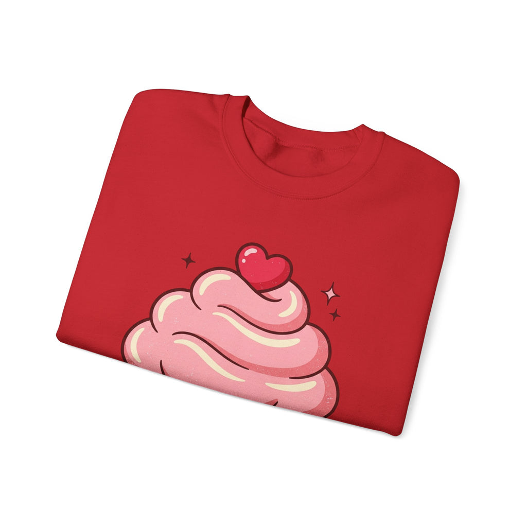 Pink Cupcake Unisex Heavy Blend™ Crewneck Sweatshirt