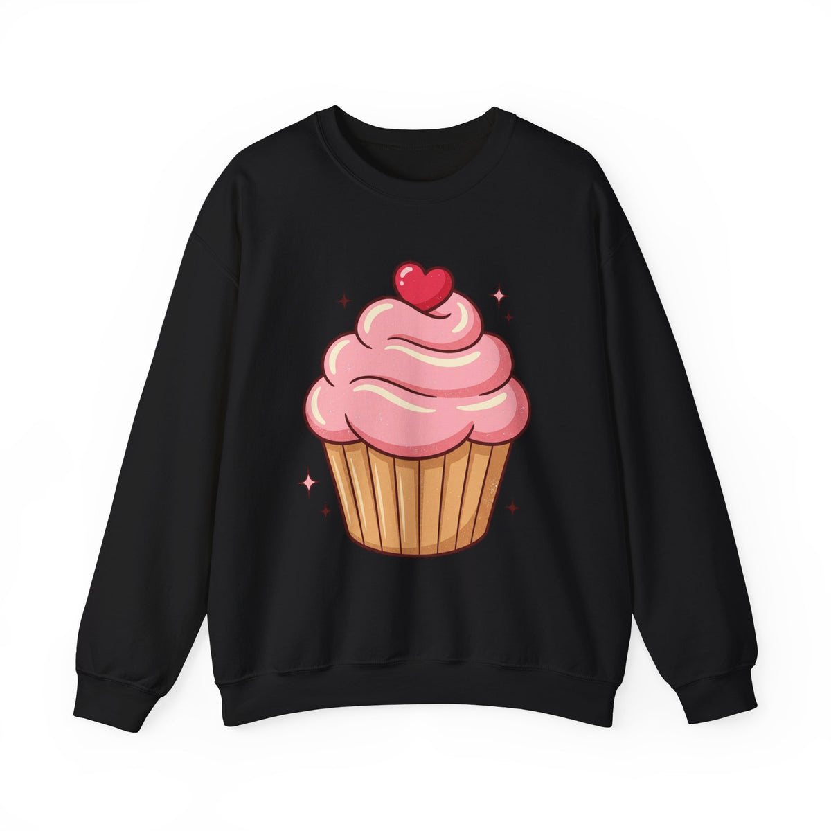 Pink Cupcake Unisex Heavy Blend™ Crewneck Sweatshirt