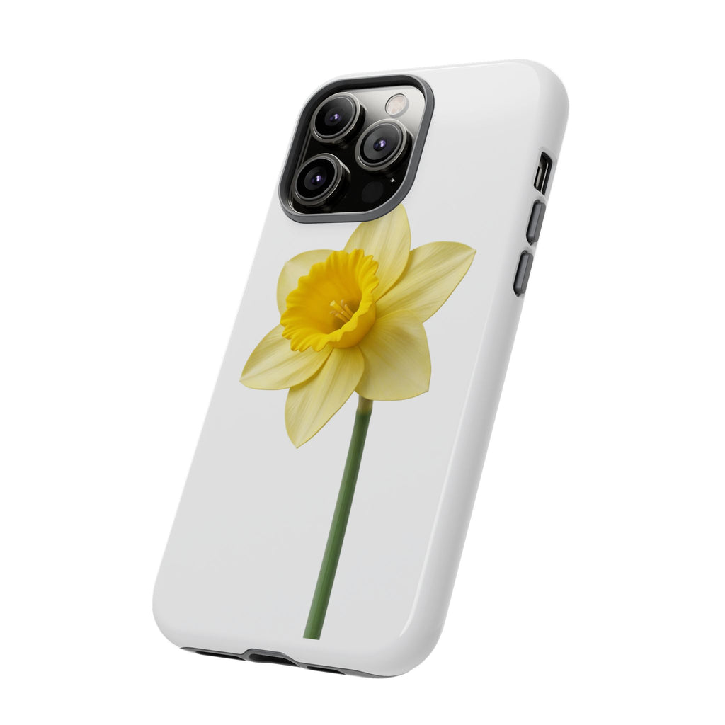 Daffodil Blossom Tough Phone Case — Yellow Spring Floral iPhone Cover
