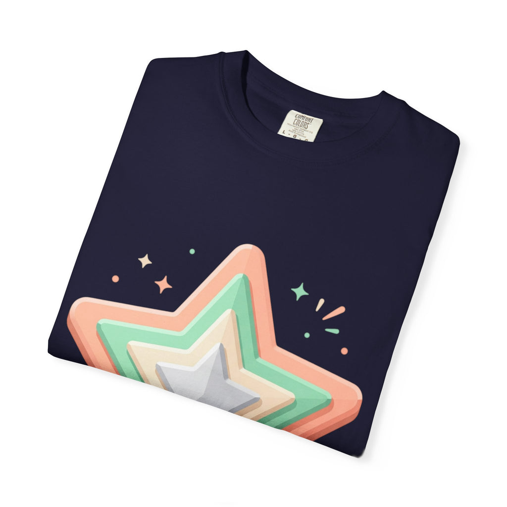 Star Design Unisex Garment-Dyed T-shirt