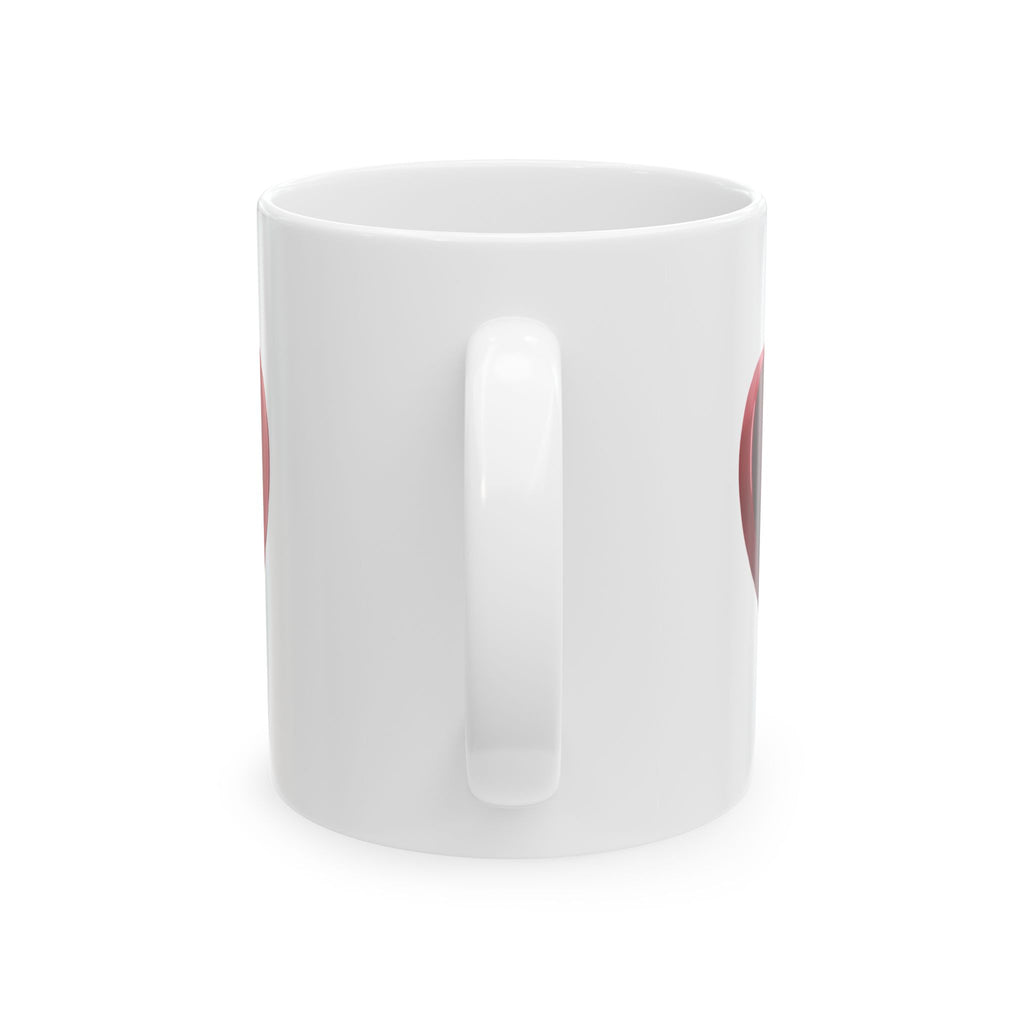 Red Heart Ceramic Mug — Romantic Valentine’s Coffee Cup (11oz, 15oz)
