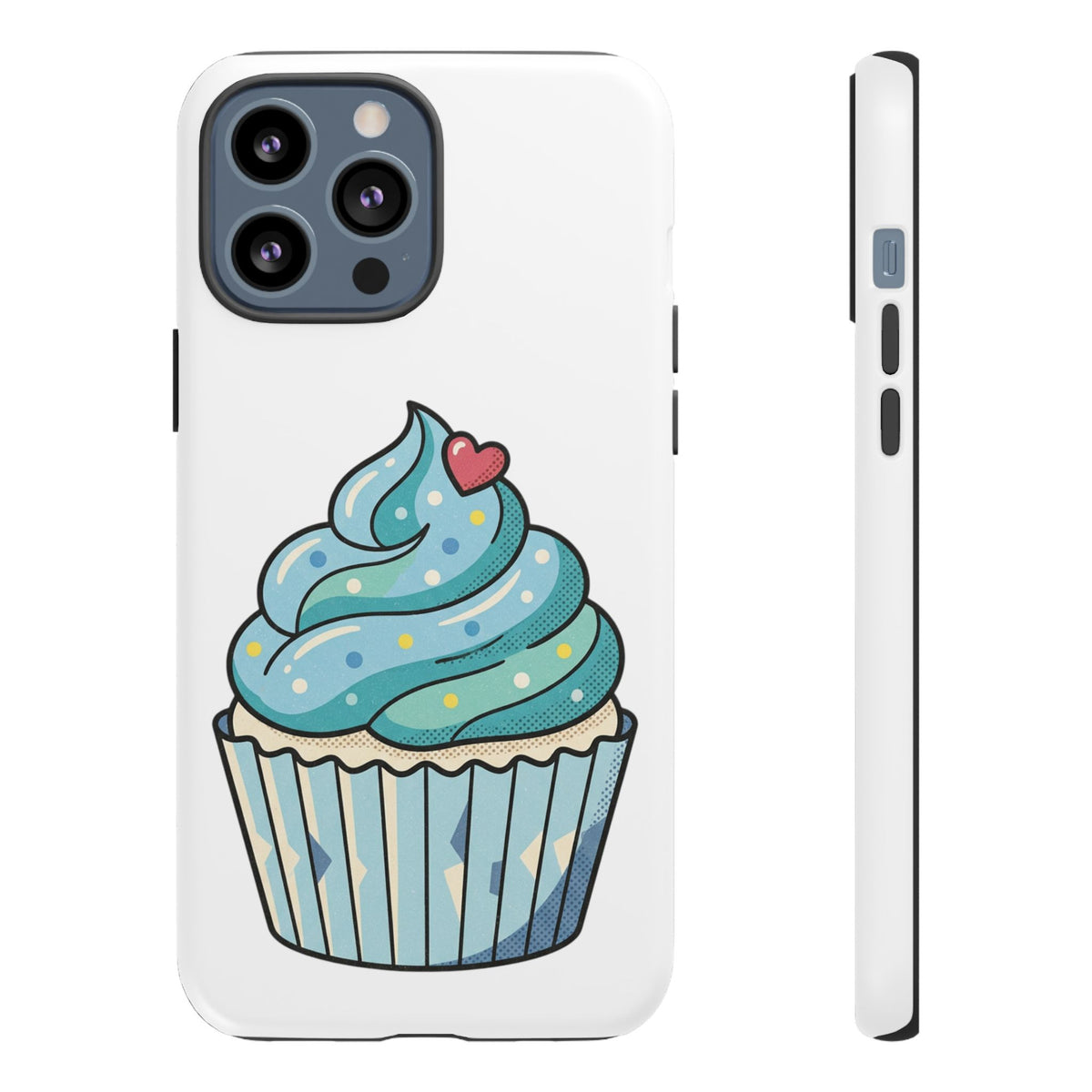 Blue Cupcake Tough Phone Cases