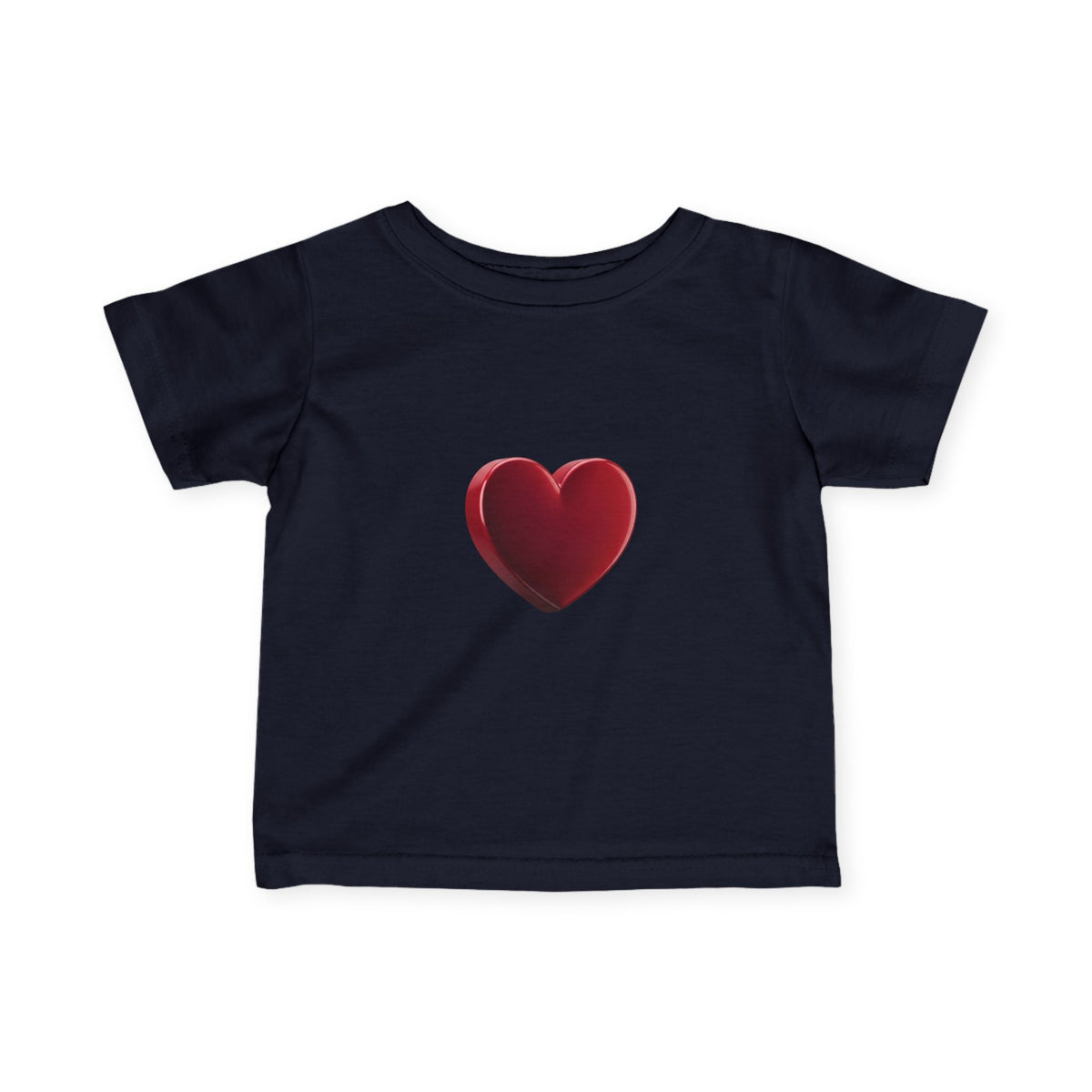 Infant Tee - Red Heart Graphic Baby Shirt