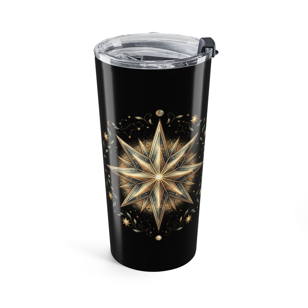 Star Print Black Insulated Tumbler 20oz