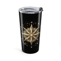 Star Print Black Insulated Tumbler 20oz