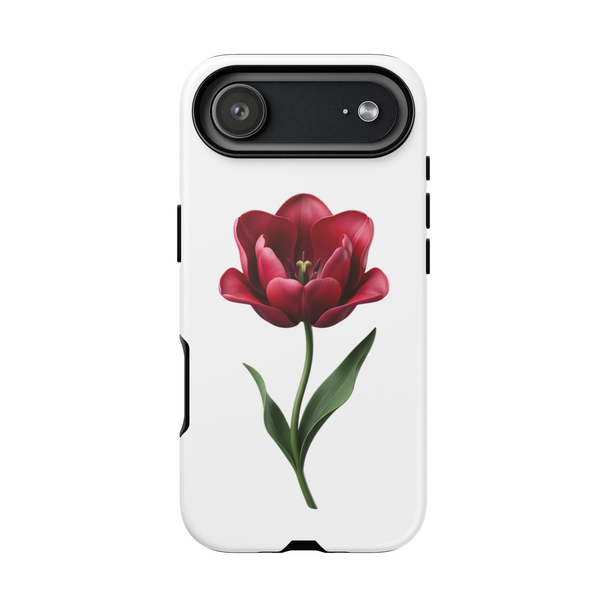 Tulip Floral Tough Phone Case – Protective Blossom iPhone Cover