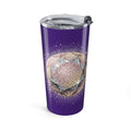 Glittery Dark Purple Tumbler 20oz