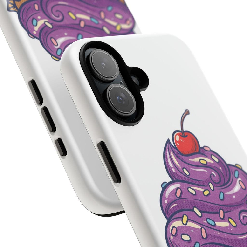 Purple Cupcake Tough Phone Cases