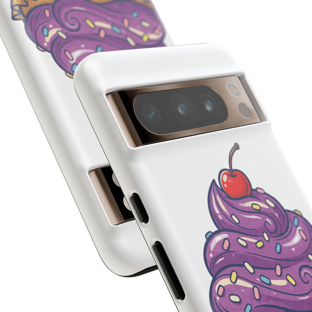 Purple Cupcake Tough Phone Cases