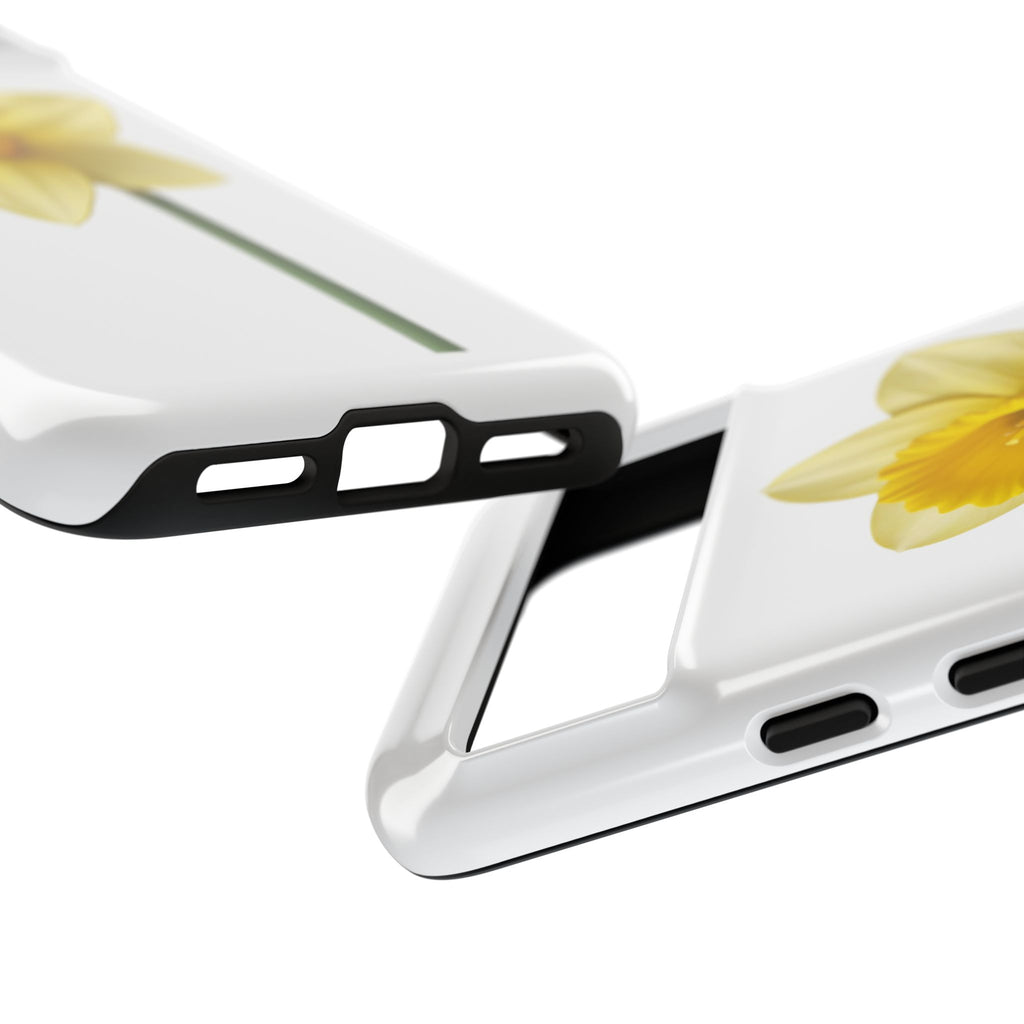 Daffodil Blossom Tough Phone Case — Yellow Spring Floral iPhone Cover