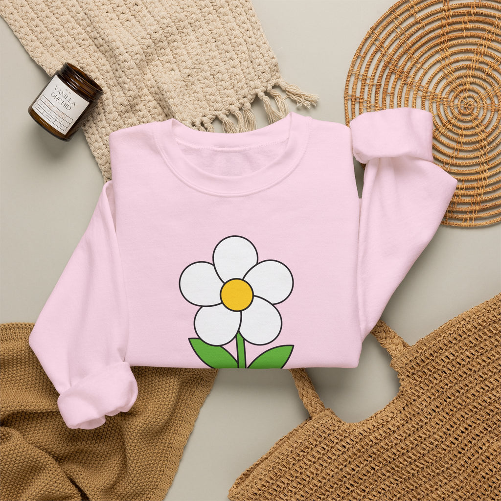 Daisy Graphic Crewneck Sweatshirt