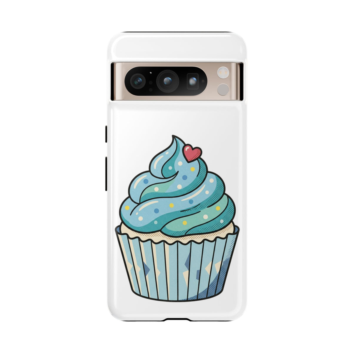 Blue Cupcake Tough Phone Cases