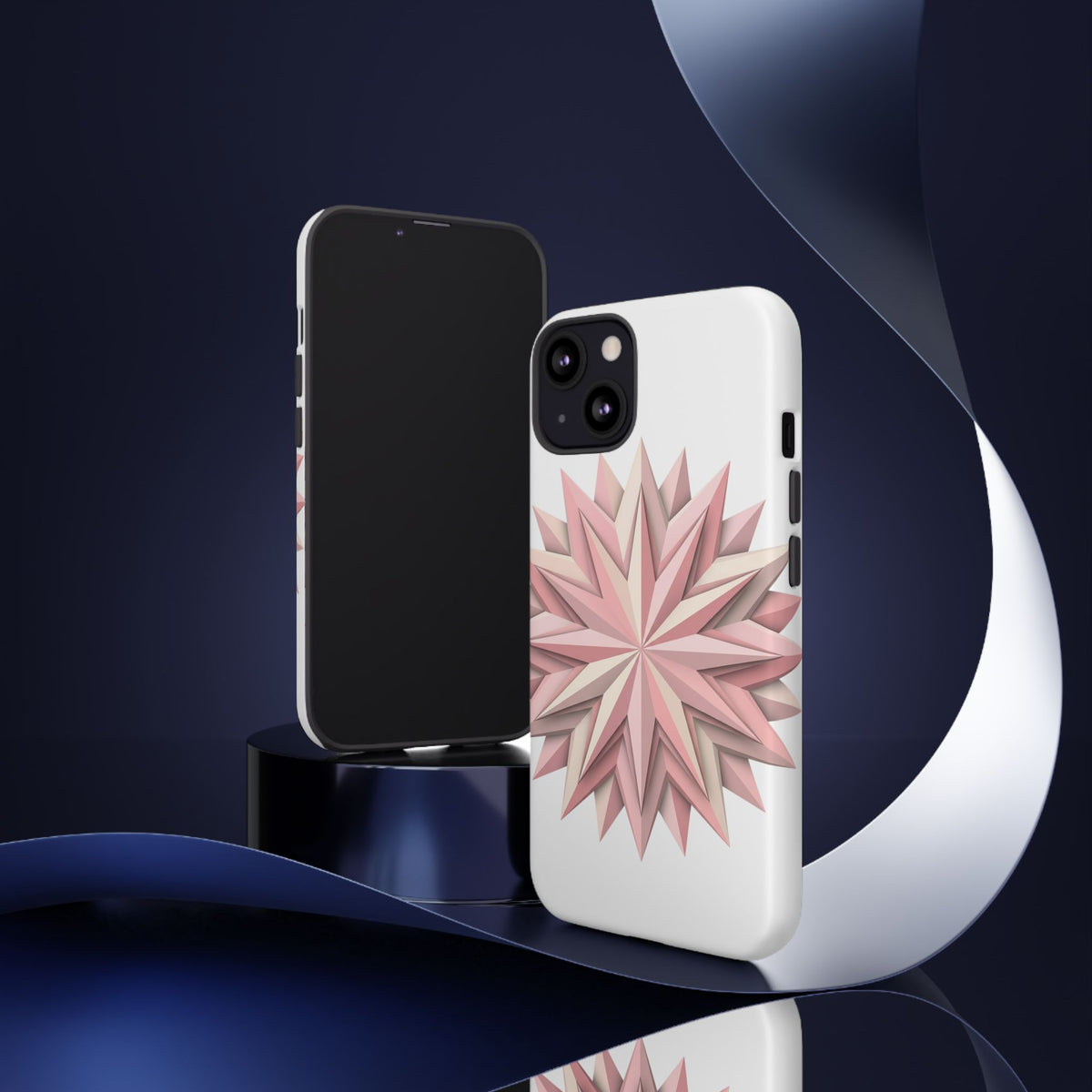 Pink Geometric Star Phone Case — Tough Protective iPhone Cover