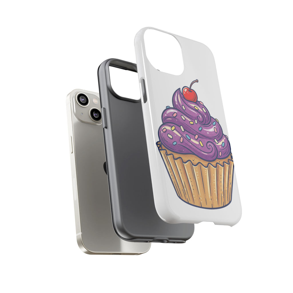 Purple Cupcake Tough Phone Cases