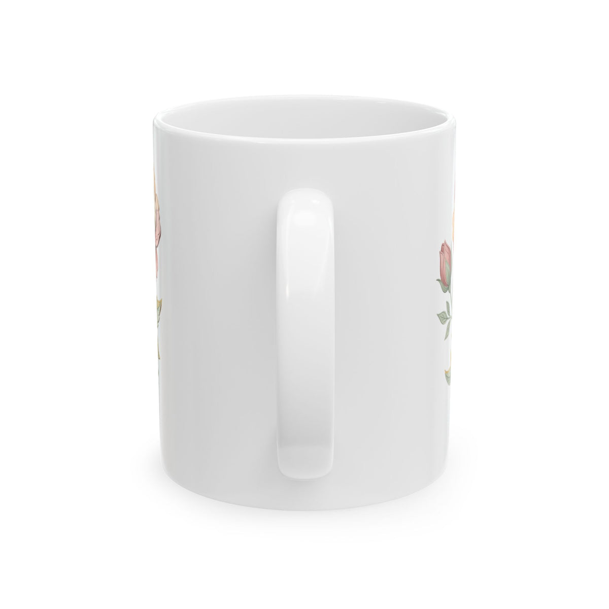 Floral Vintage Rose Ceramic Mug — 11oz & 15oz