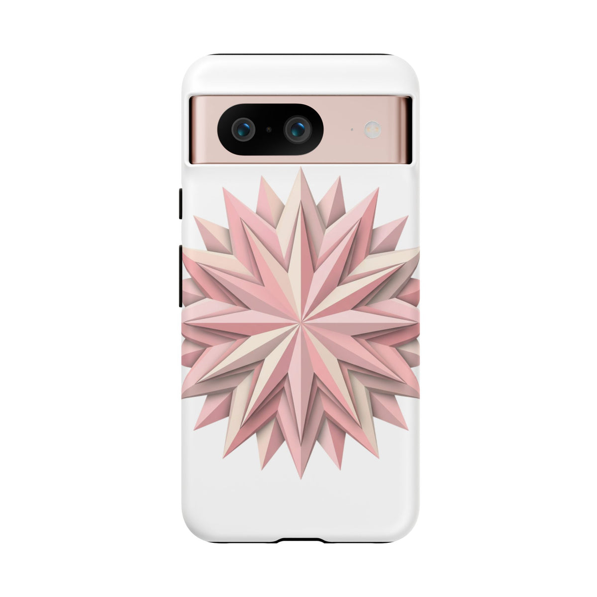 Pink Geometric Star Phone Case — Tough Protective iPhone Cover