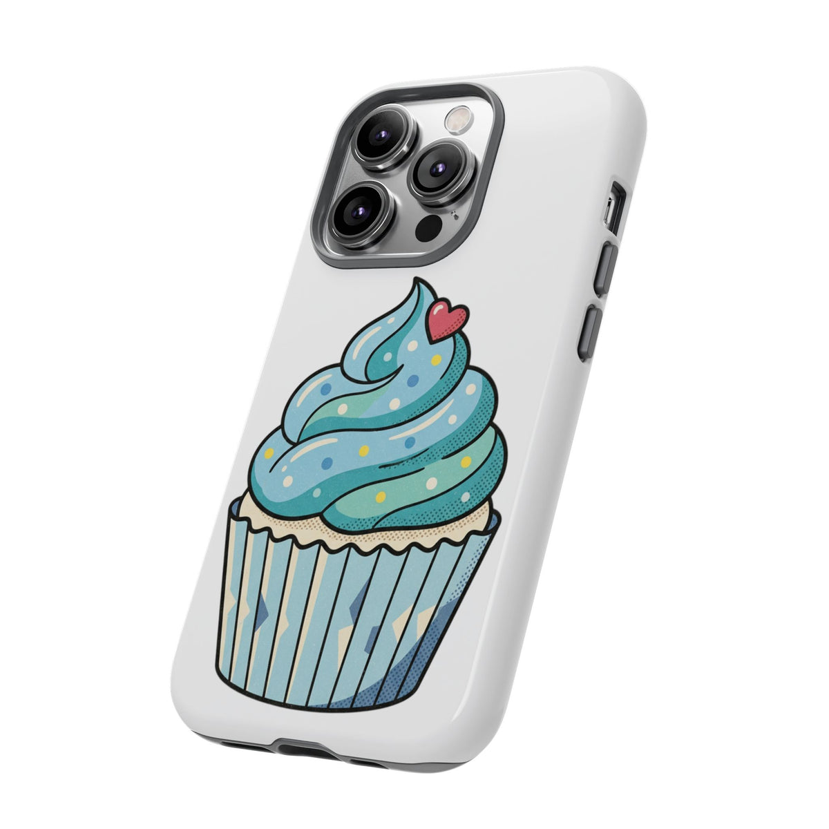 Blue Cupcake Tough Phone Cases