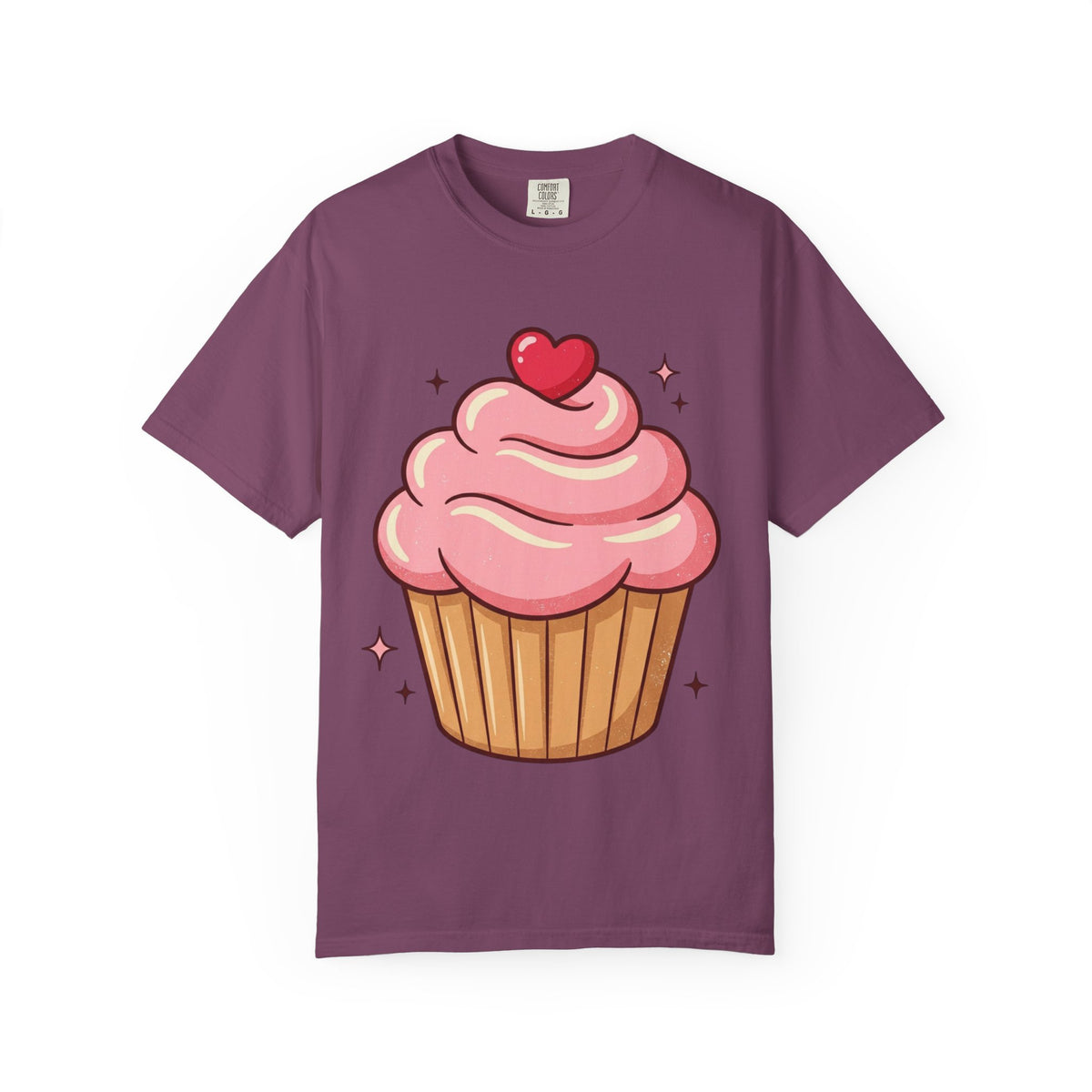 Pink Cupcake Unisex Garment-Dyed T-shirt