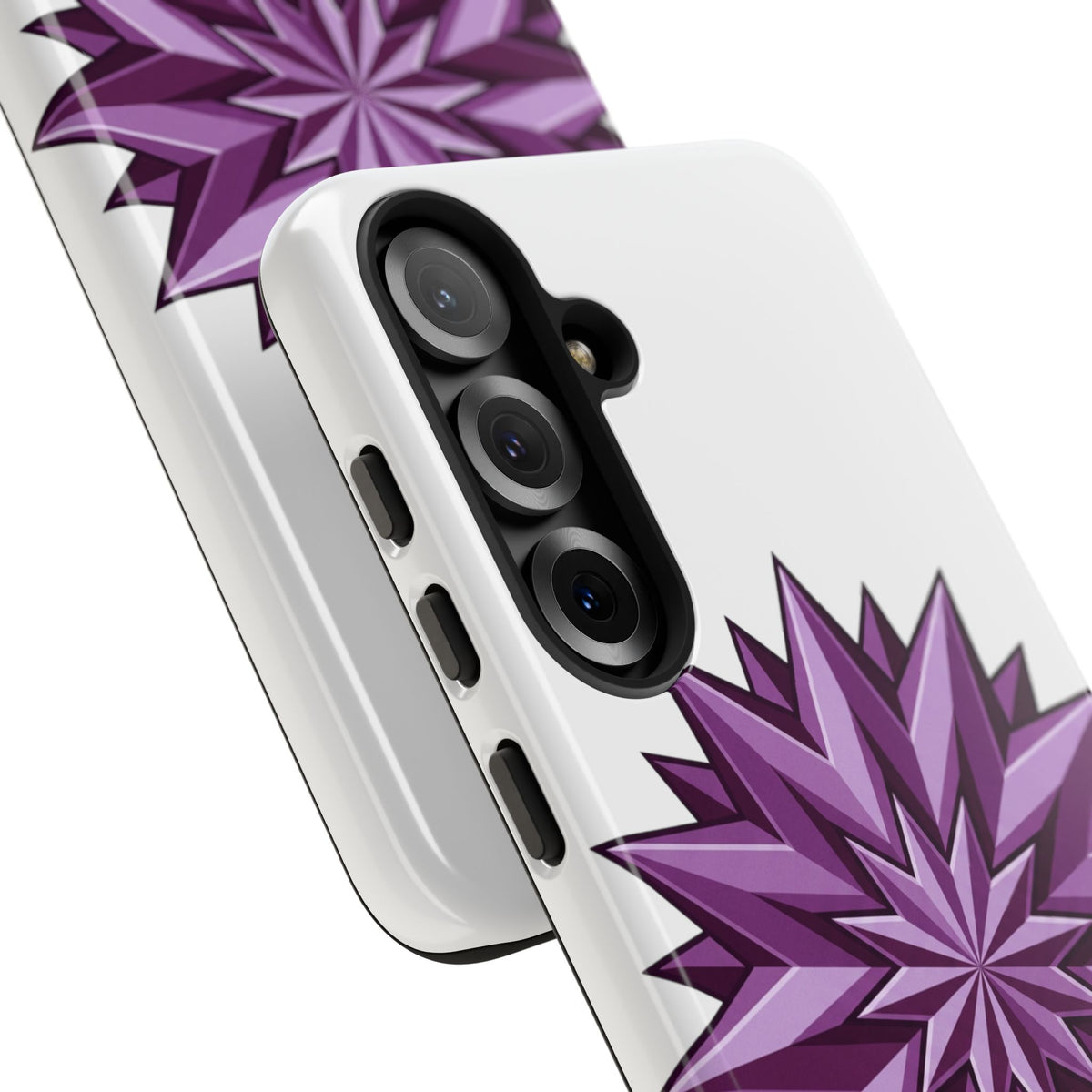 Purple Geometric Star Phone Case