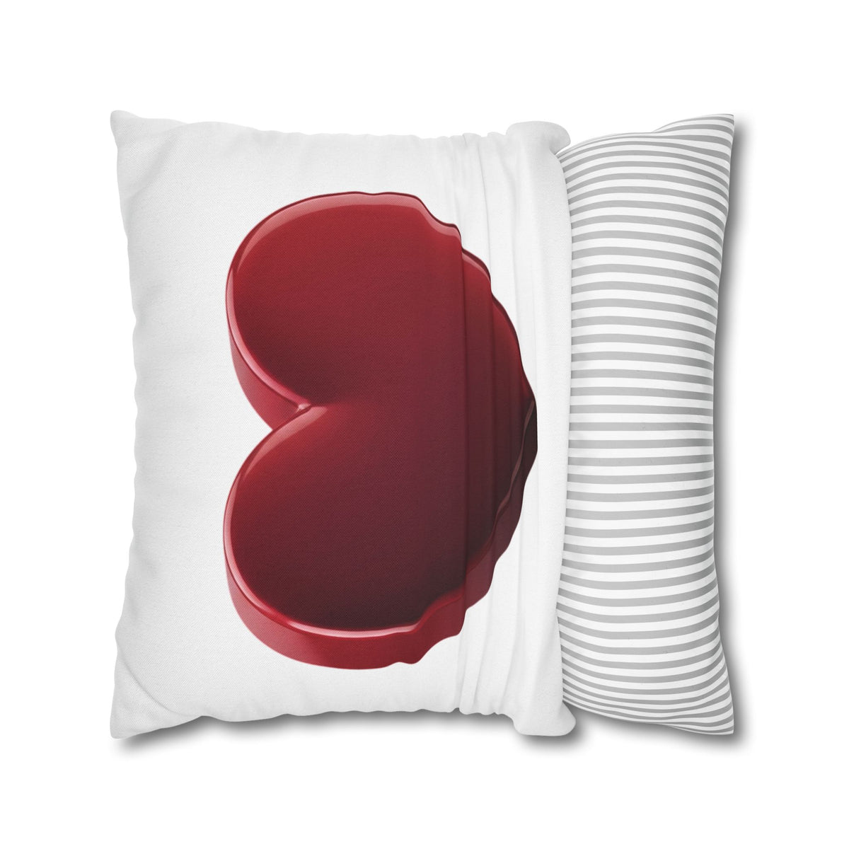 Red Heart Spun Polyester Square Pillowcase