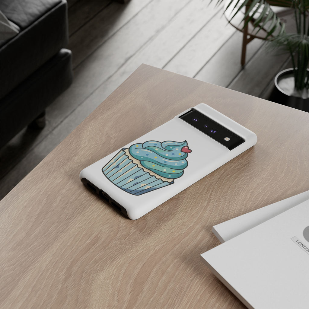 Blue Cupcake Tough Phone Cases