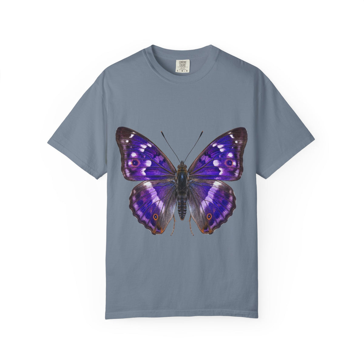 Purple Butterfly T-Shirt — Vibrant Vintage Moth Graphic Tee