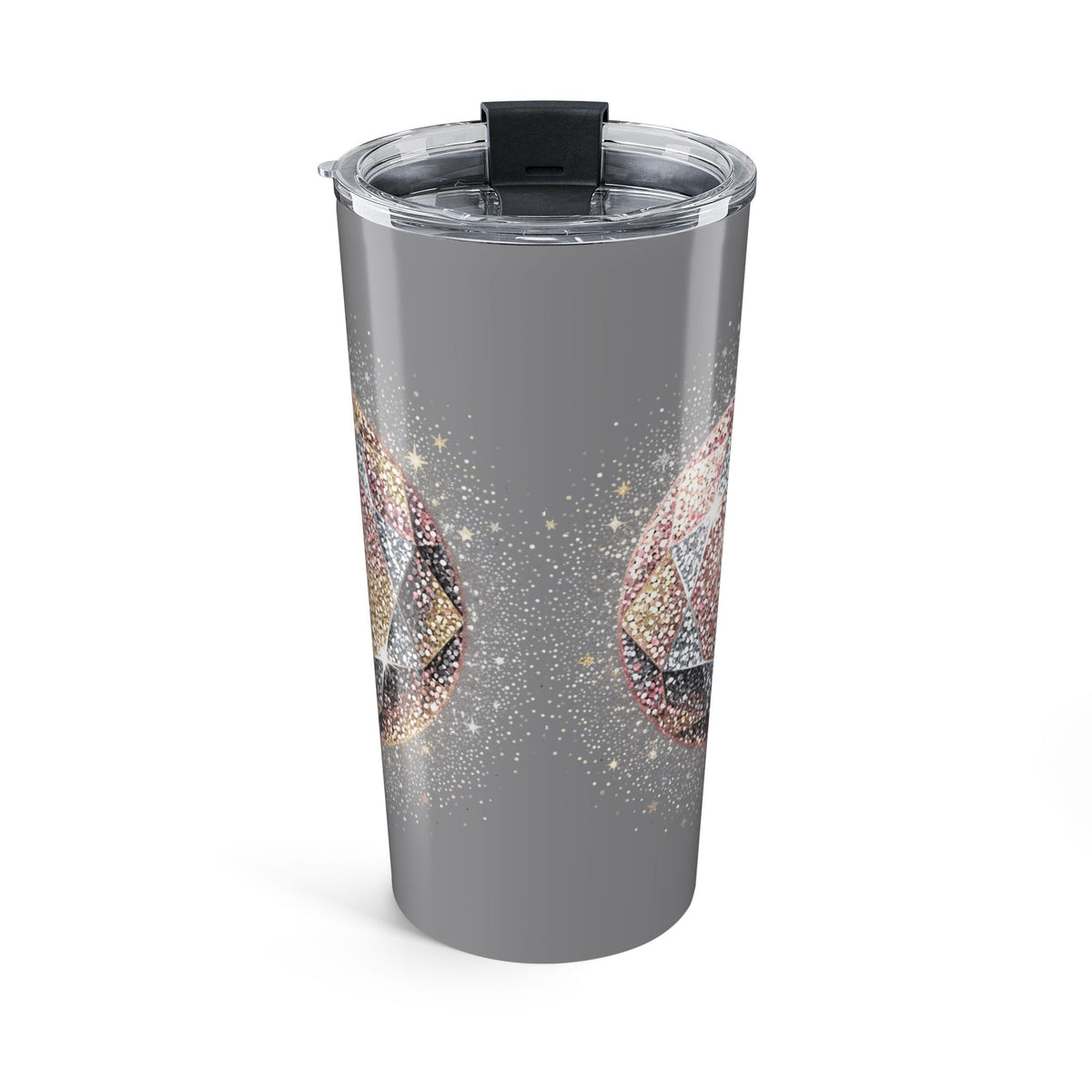 Glittery Grey Tumbler 20oz