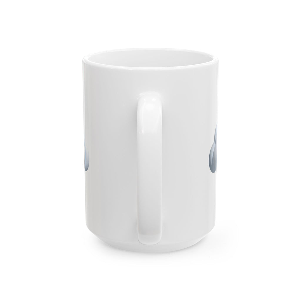 Cloud Design Ceramic Mug — Cute Floating Clouds Coffee Cup (11oz & 15oz)