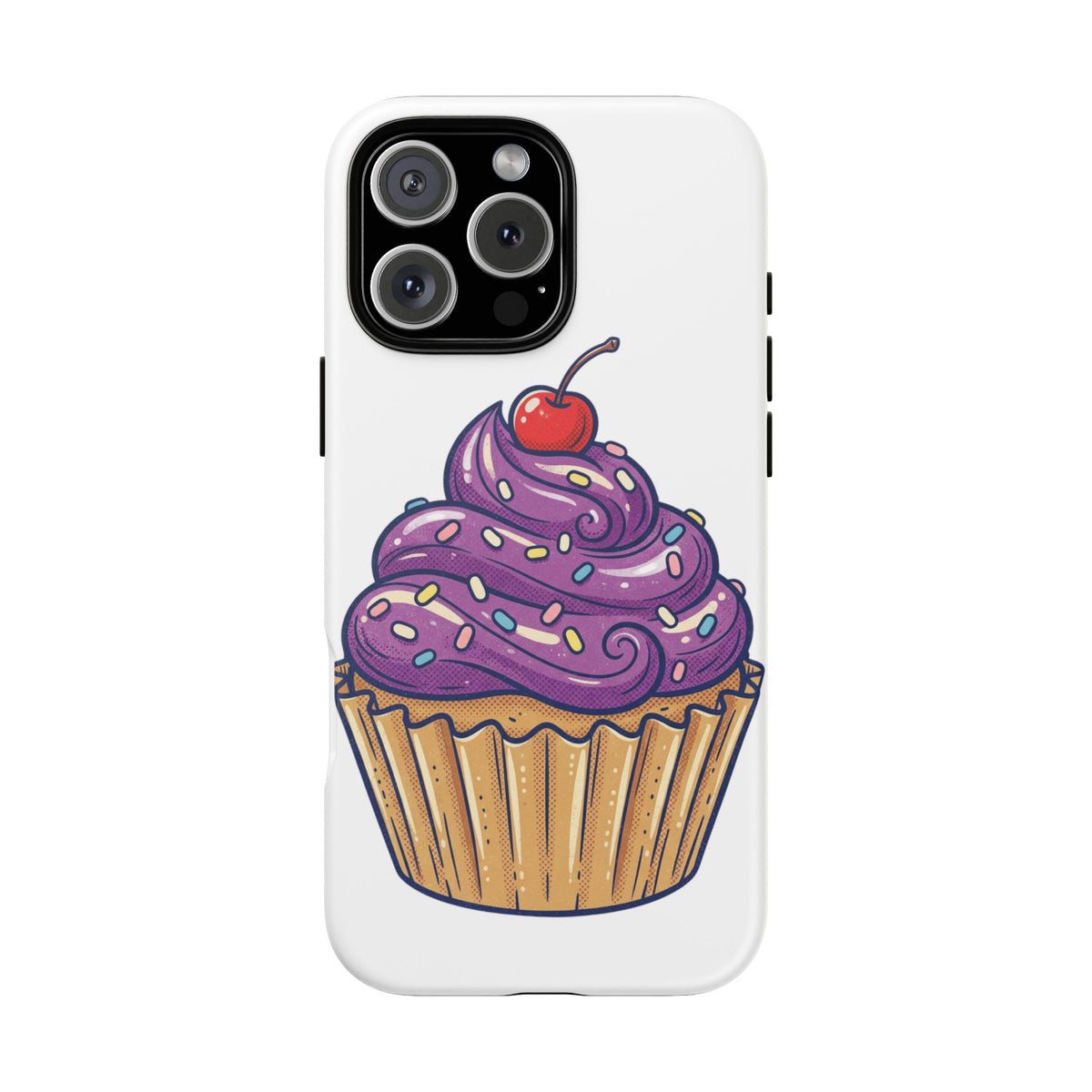 Purple Cupcake Tough Phone Cases