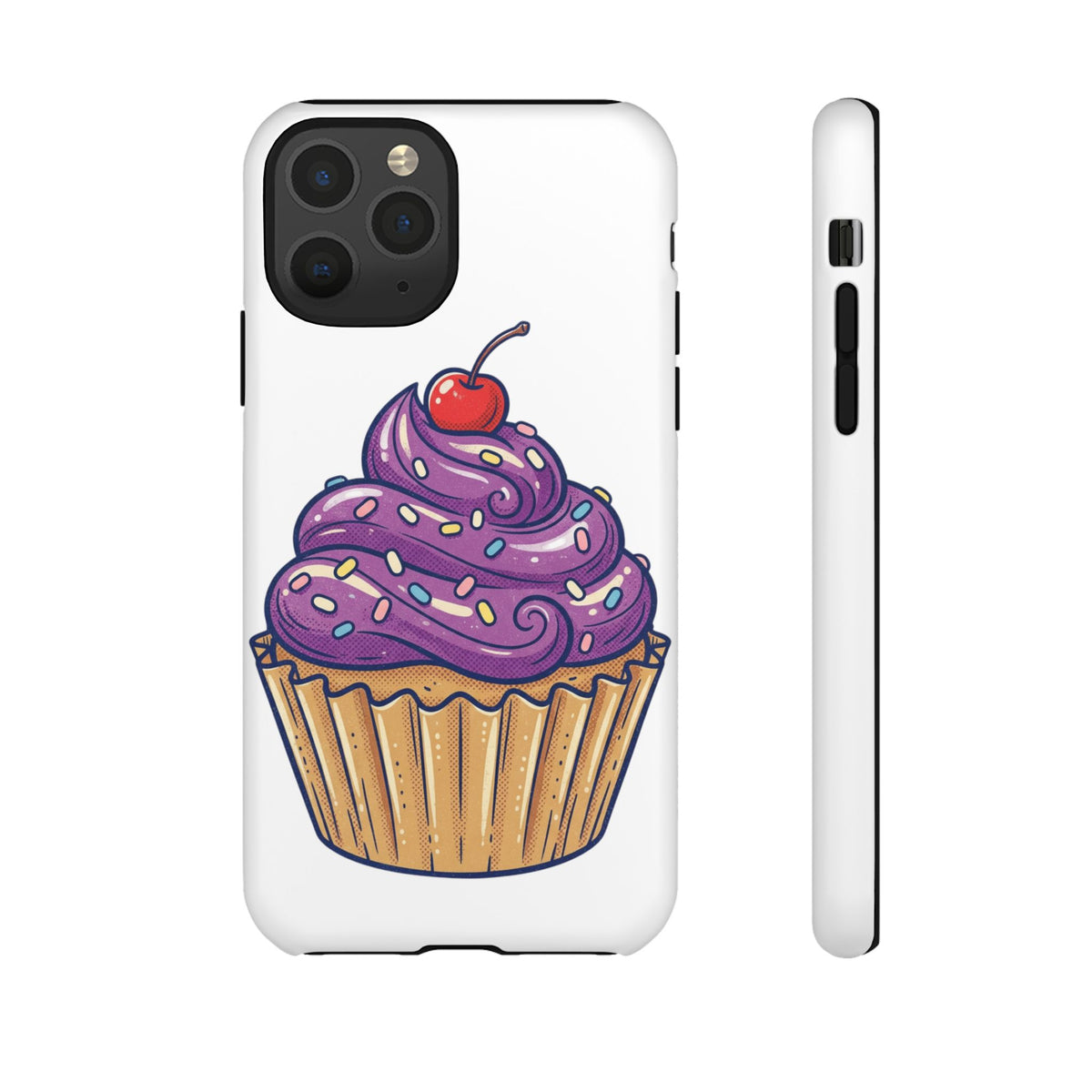 Purple Cupcake Tough Phone Cases