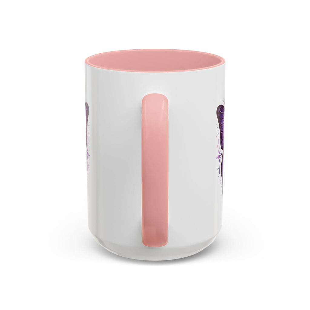 Purple Butterfly Accent Coffee Mug — 11oz & 15oz Decorative Tea Cup