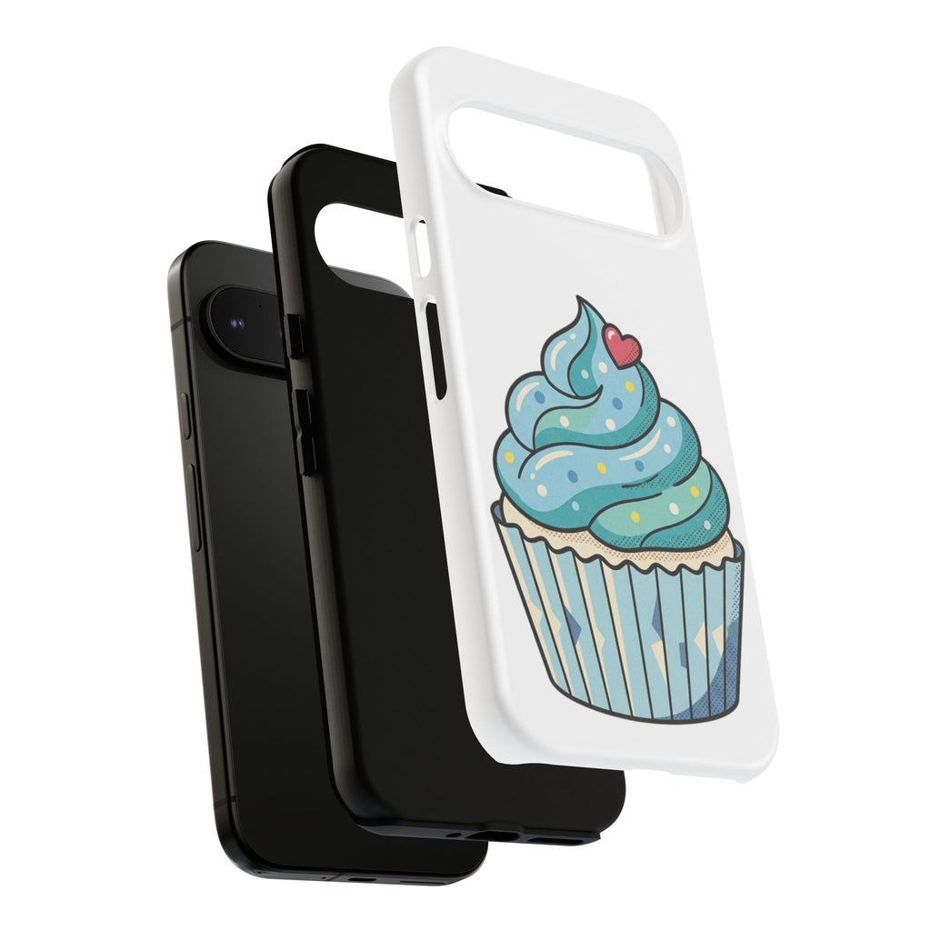 Blue Cupcake Tough Phone Cases