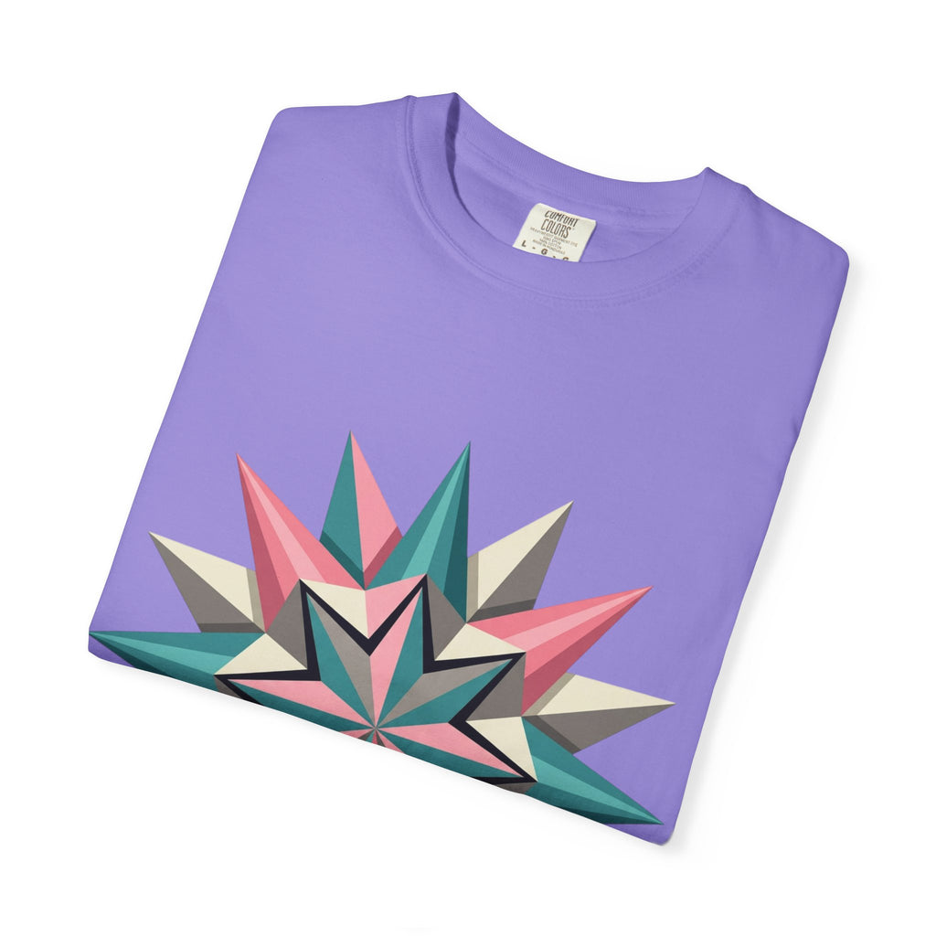 Geometric Starburst Graphic T-Shirt