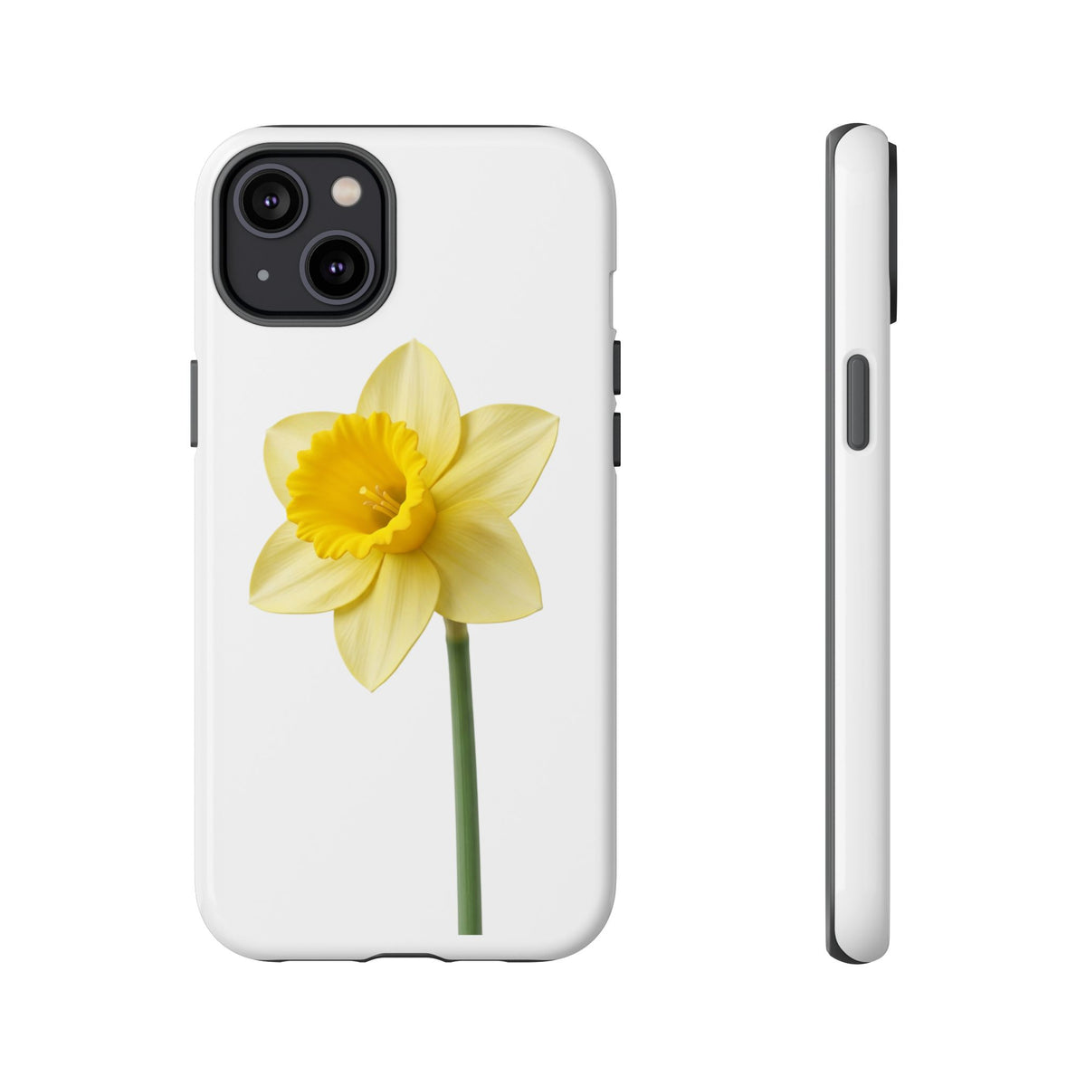 Daffodil Blossom Tough Phone Case — Yellow Spring Floral iPhone Cover