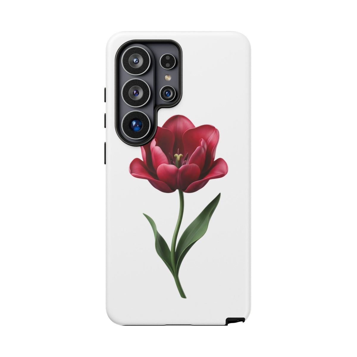 Tulip Floral Tough Phone Case – Protective Blossom iPhone Cover