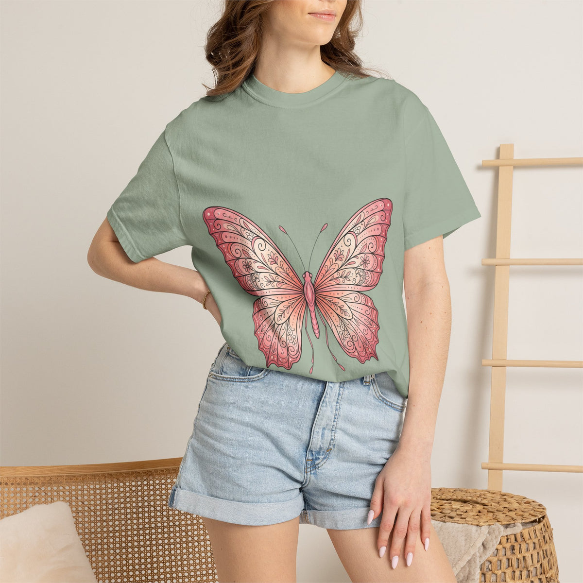 Butterfly Illustration T-Shirt