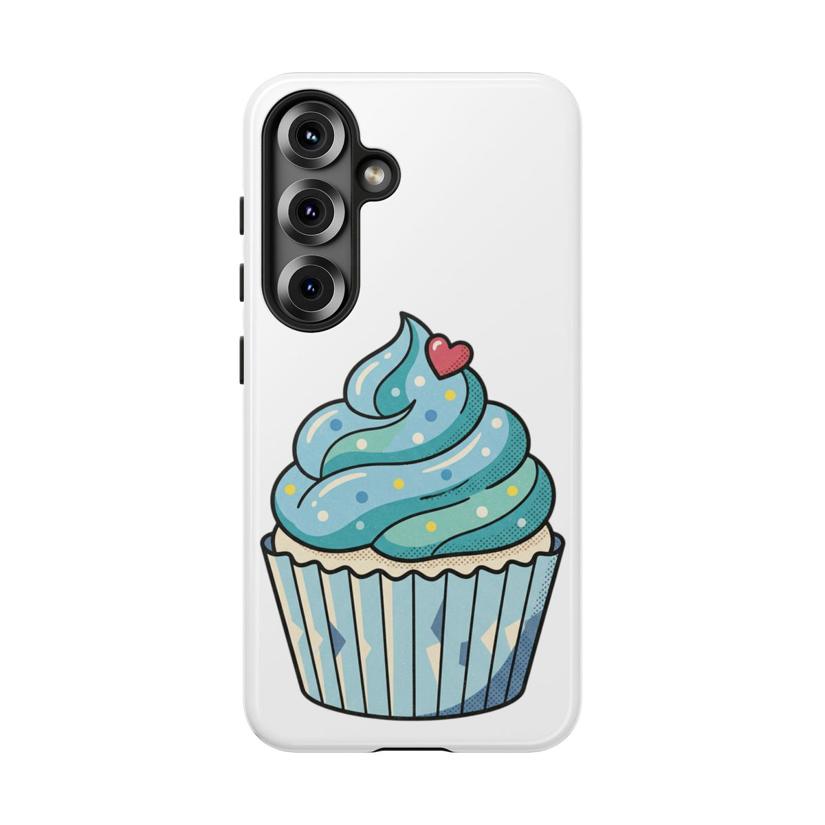 Blue Cupcake Tough Phone Cases