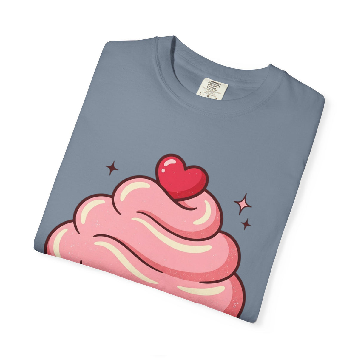 Pink Cupcake Unisex Garment-Dyed T-shirt