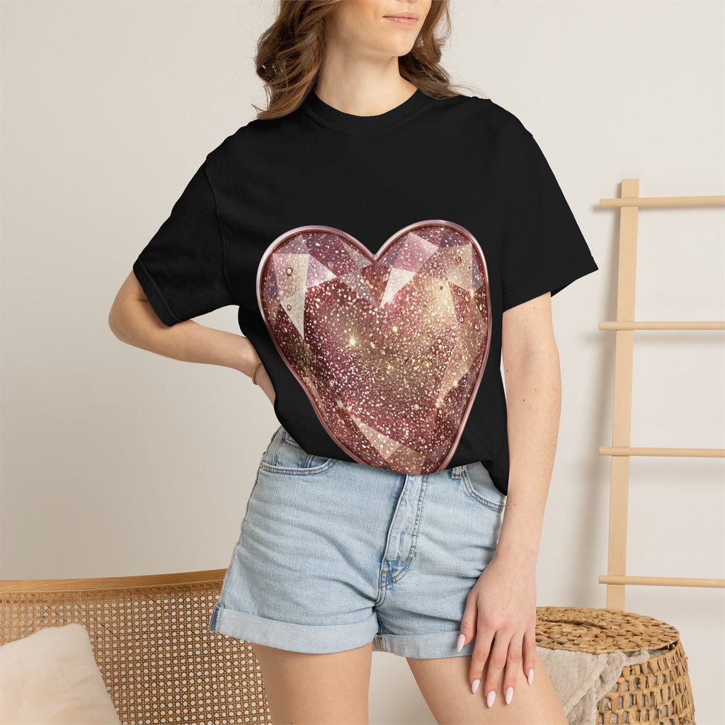 Glitter Gem Heart T-Shirt
