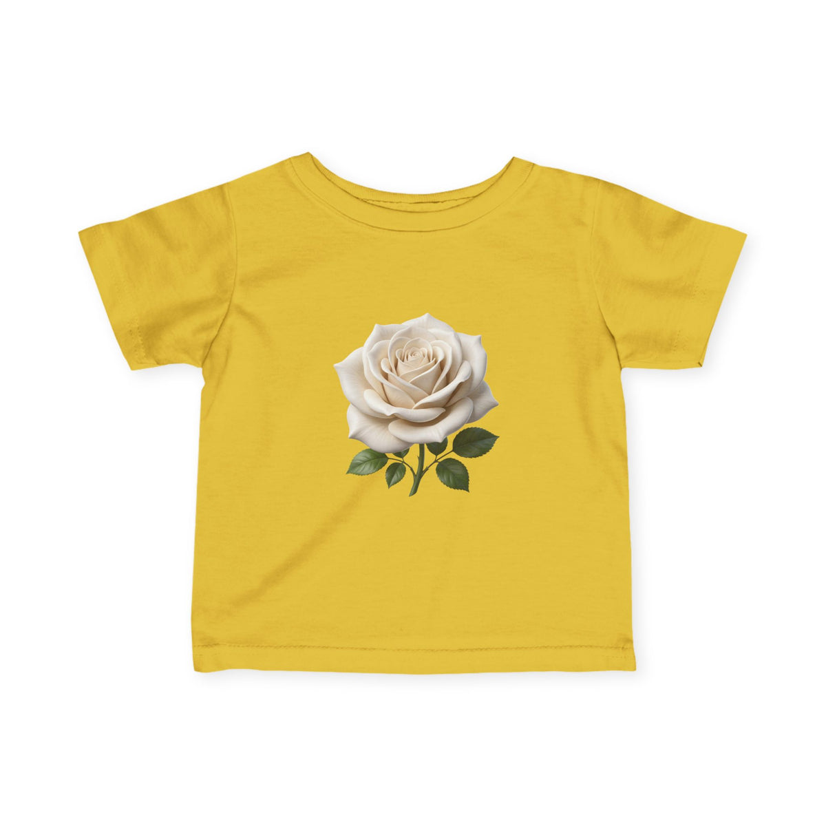 Infant Tee — Vintage Cream Rose Floral Baby Shirt