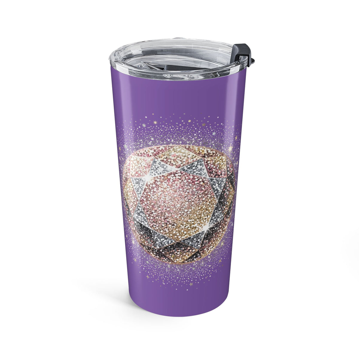 Glittery Light Purple Tumbler 20oz