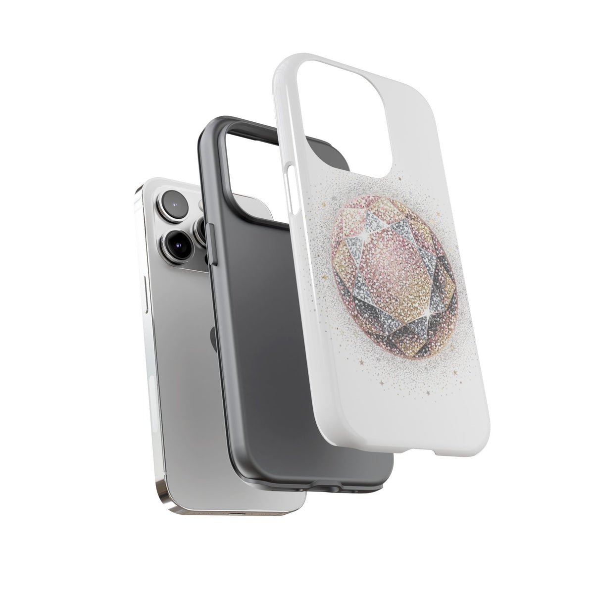 Glittery Tough Phone Cases
