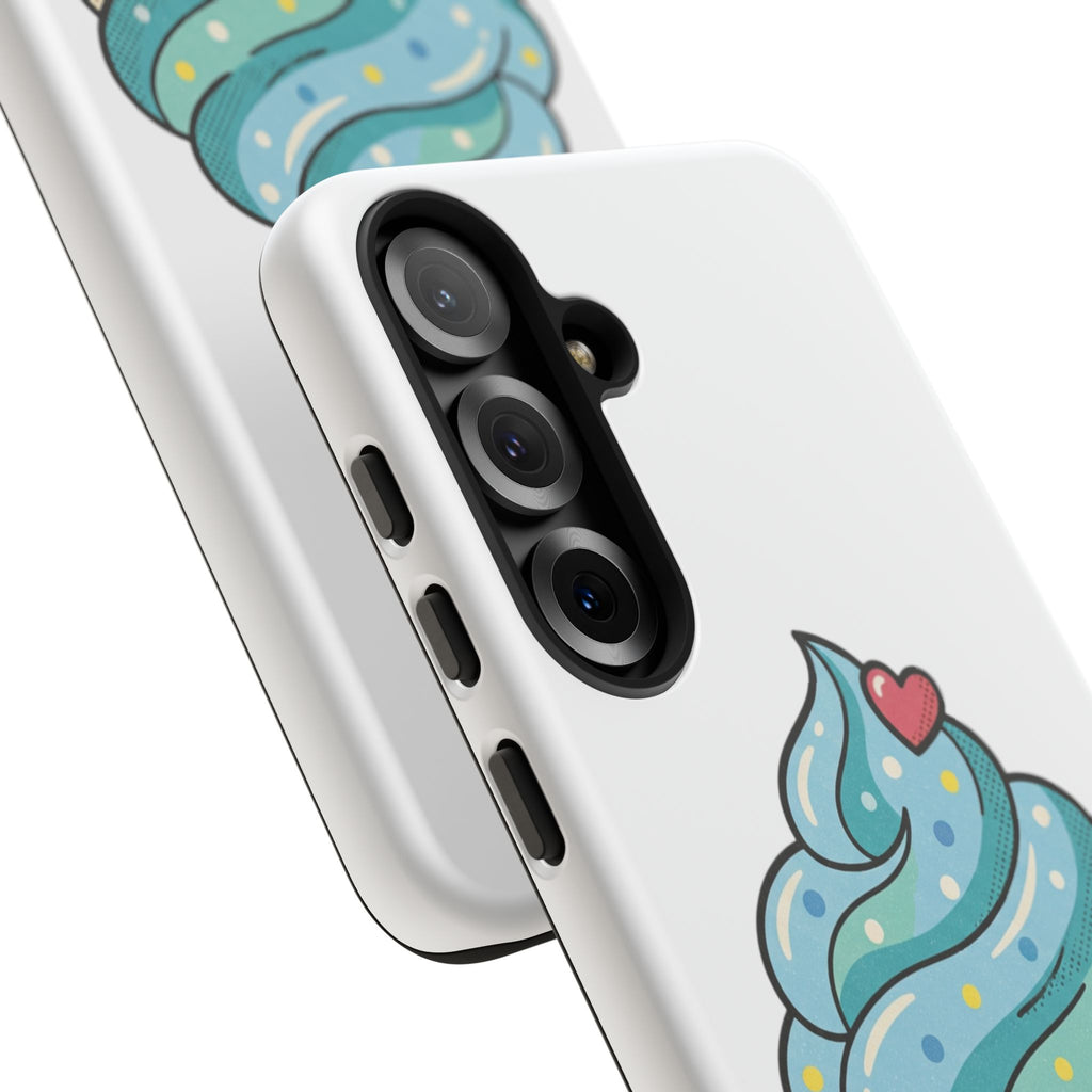 Blue Cupcake Tough Phone Cases
