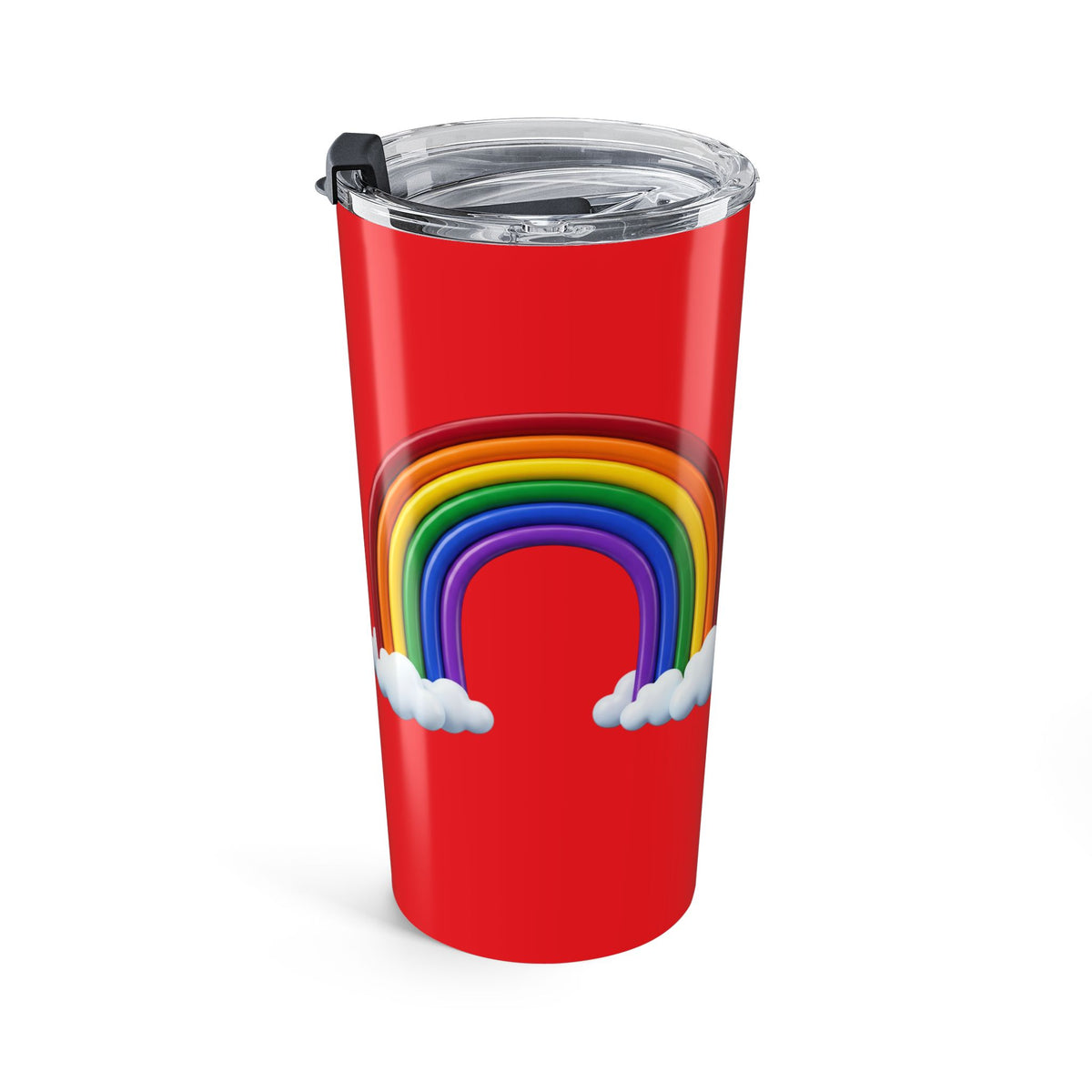 20oz Rainbow Tumbler - Colorful Cloud Travel Cup