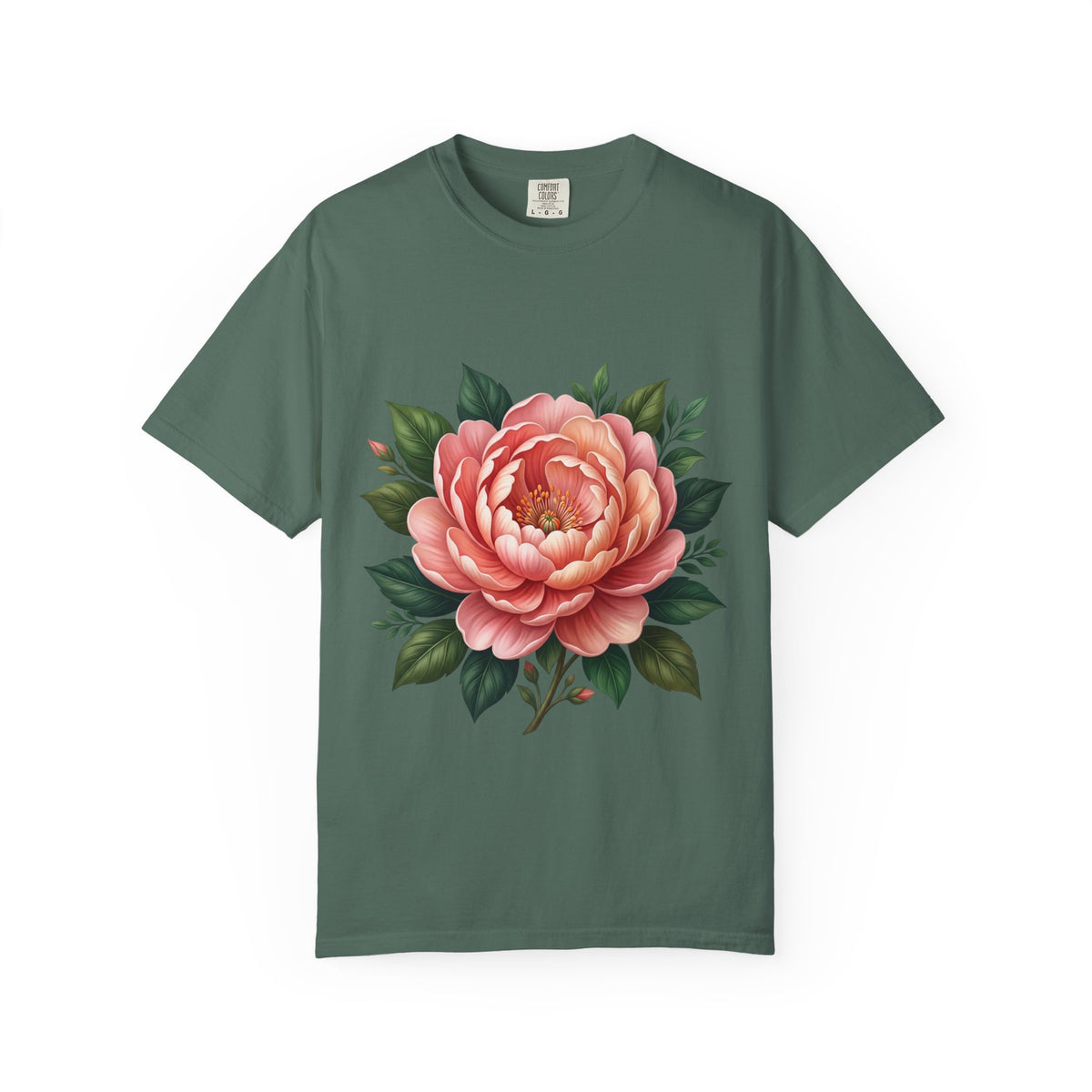 Peony Bloom T-Shirt — Vintage Floral Graphic Tee