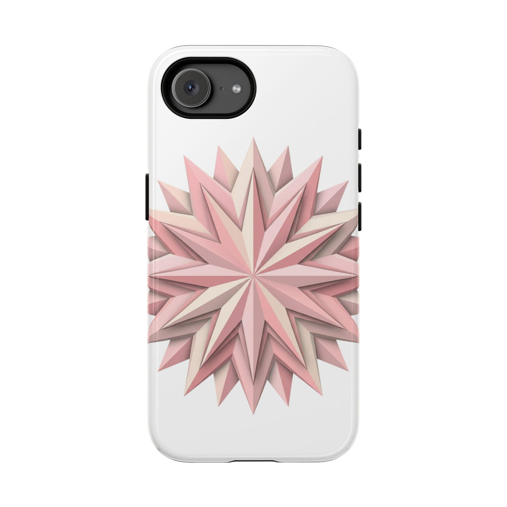 Pink Geometric Star Phone Case — Tough Protective iPhone Cover