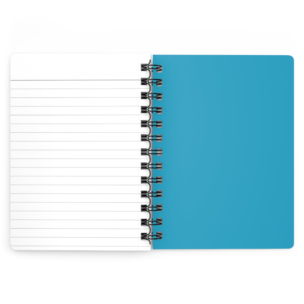 Turquoise Butterfly Design Spiral Bound Journal