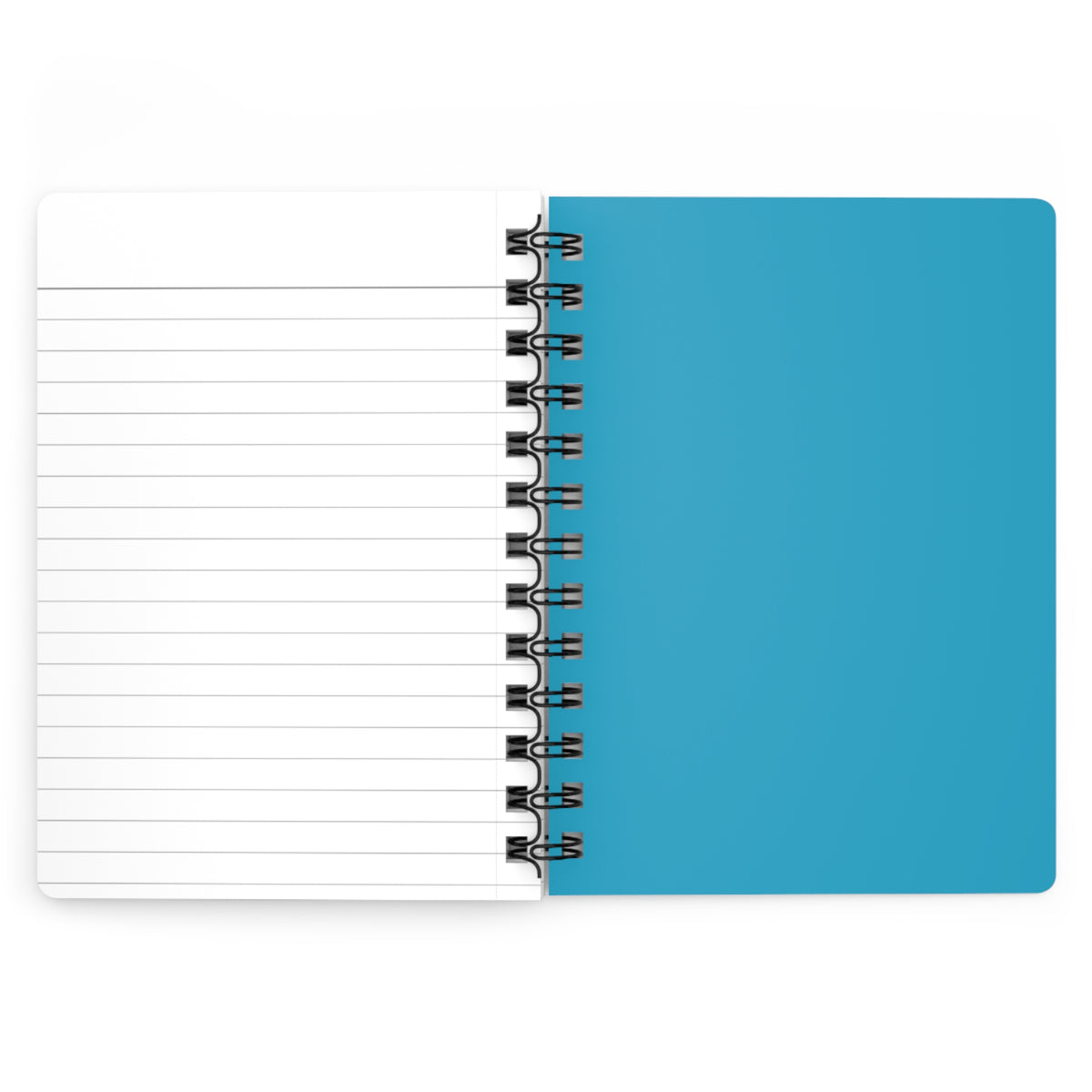 Turquoise Butterfly Design Spiral Bound Journal