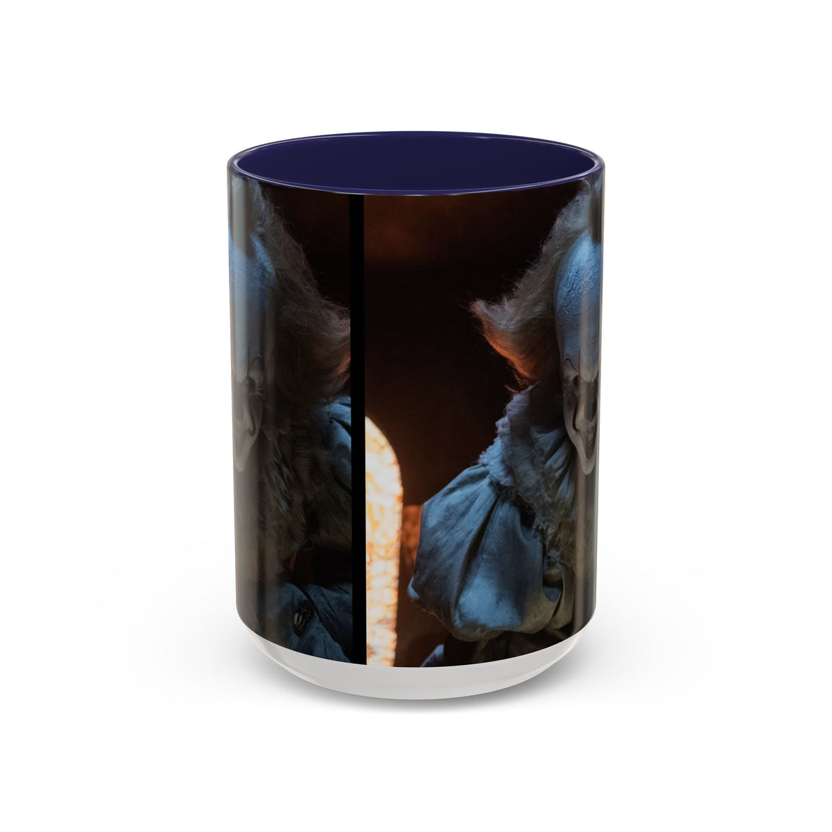Creepy Pennywise Horror Coffee Mug — Scary Clown Accent Mug (11/15oz)