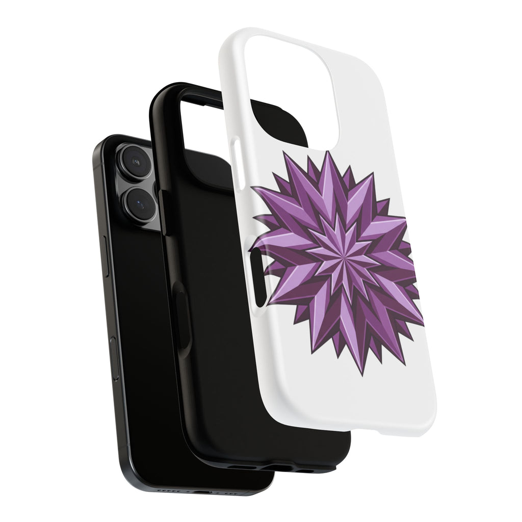 Purple Geometric Star Phone Case